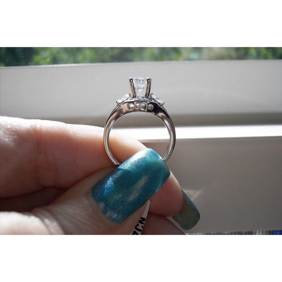 STAINLESS STEEL Cubic Zirconia Ring - Picture 10 of 14